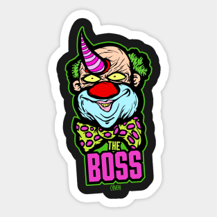 The Boss Clown Sticker